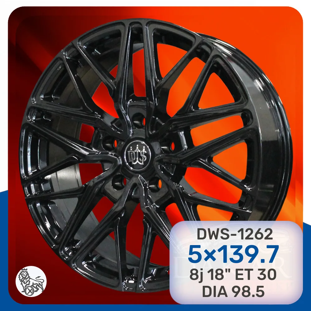 Колесные диски DWS-1262 8j-18 5x139.7 30 98.5 Black (119)