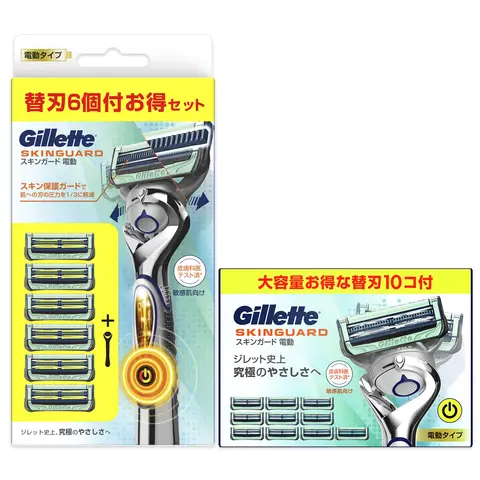 Электробритва Gillette Razor Close Shave Body Сменные лезвия 16 шт. Skin Guard
