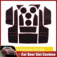 car anti dirty door groove mat for ford everest trend 20162020 auto non slip cushion rubber mat anti dirty pads car accessories