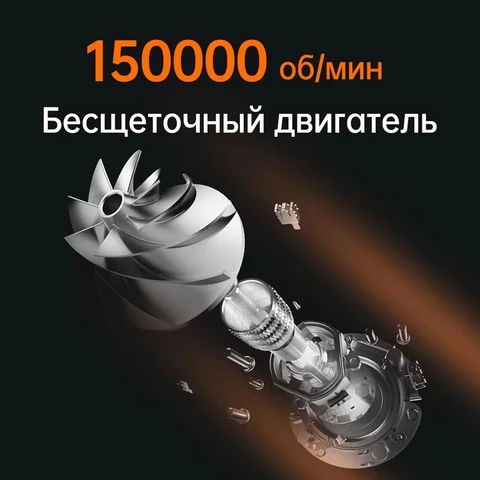 Беспроводной пылесос Dreame T30, 500 Вт, для сухой уборки — детальный вид товара