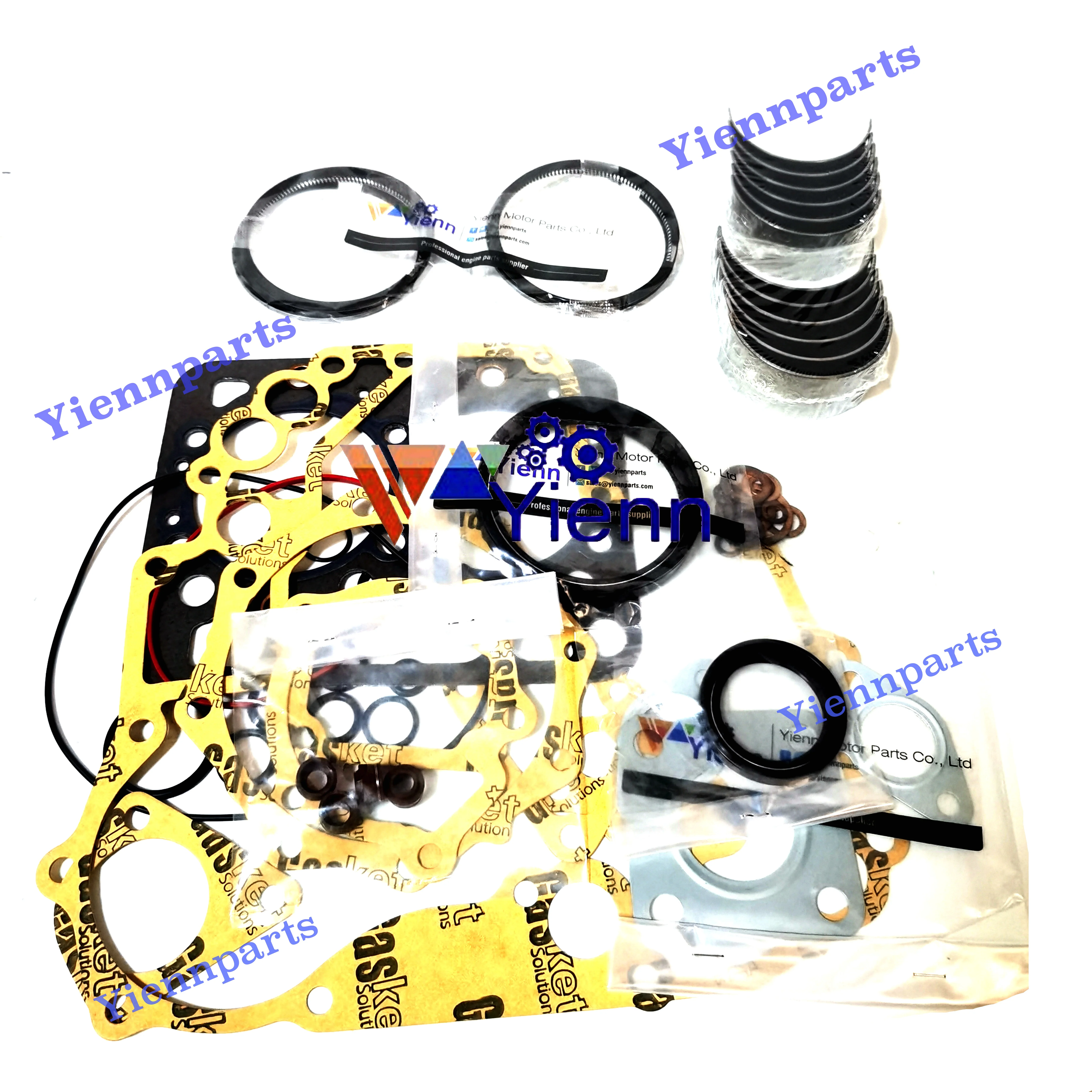 

2D70E капитальный комплект повторного ремонта для экскаватора Komatsu, экскаватор PC27R- 8 искусственных элементов, задние части двигателя трактора