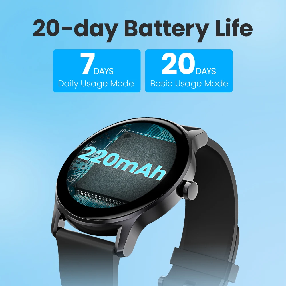 HAYLOU GS Smart Watch IP68 Waterproof Smartwatch 12 Workout Modes SpO2 Tracking Customized Watch Faces Sport watch for Men