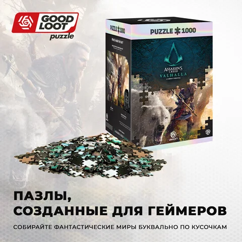 Пазл Good Loot Assassin's Creed Valhalla Eivor & Polar Bear - 1000 элементов