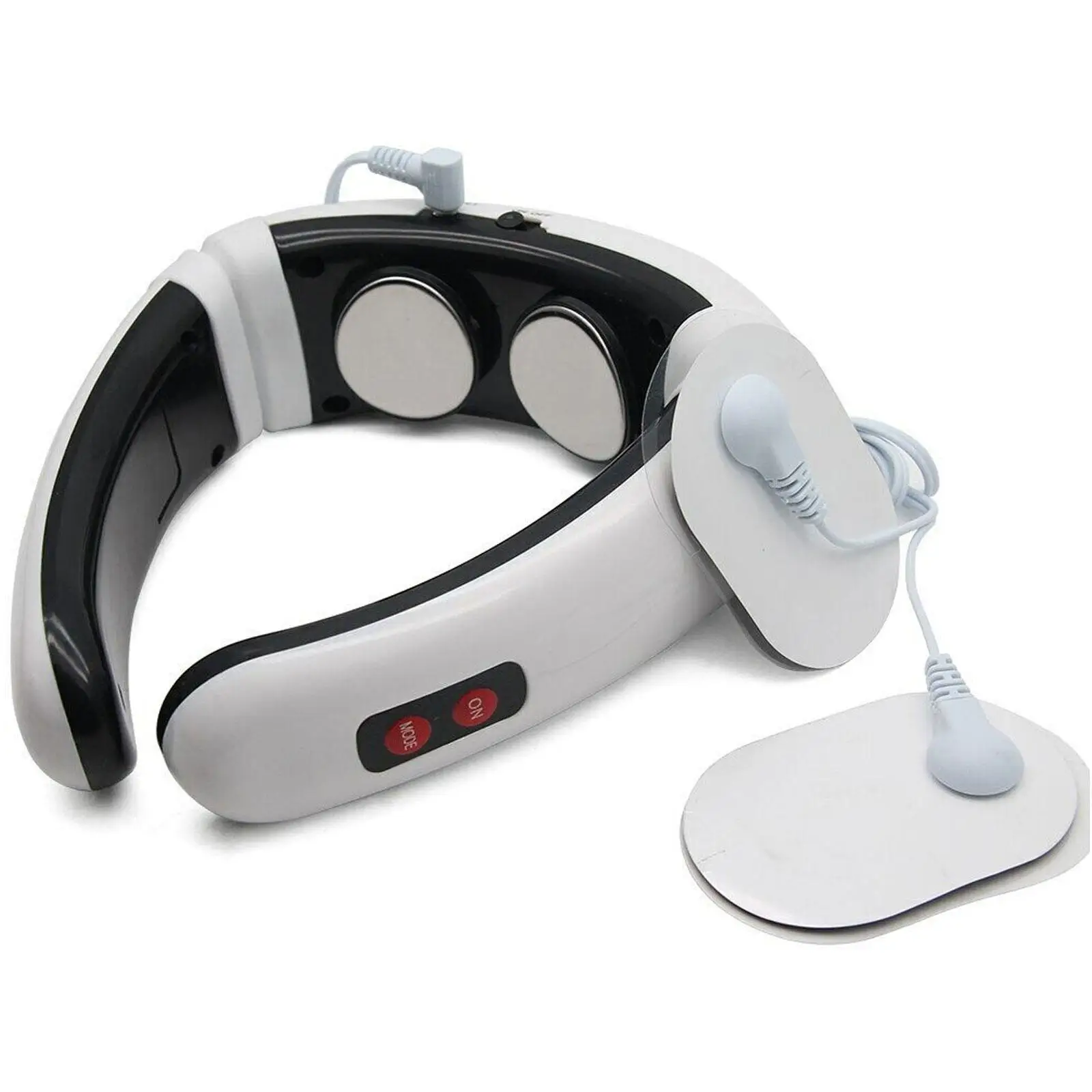 

Electric Vibration Neck Masssger Smart Rechargeable Neck Massage Device Hot Compress Magnetic Pulse Voice Cervical Massager