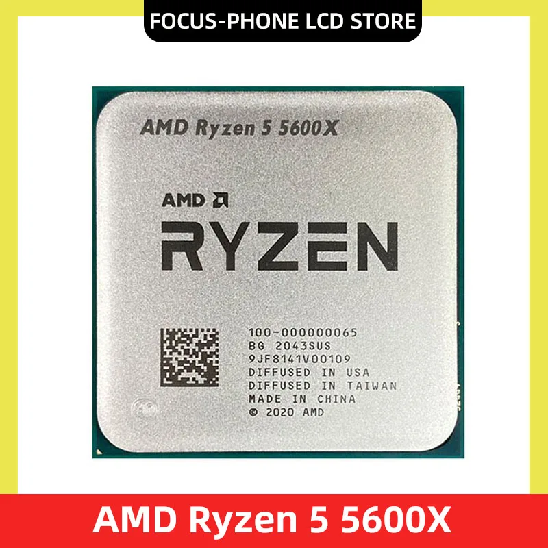 

AMD Ryzen 5 5600X R5 5600X 3.7 GHz Six-Core twelve-Thread 65W C PU Processor L3=32M 100-000000065 Socket AM4
