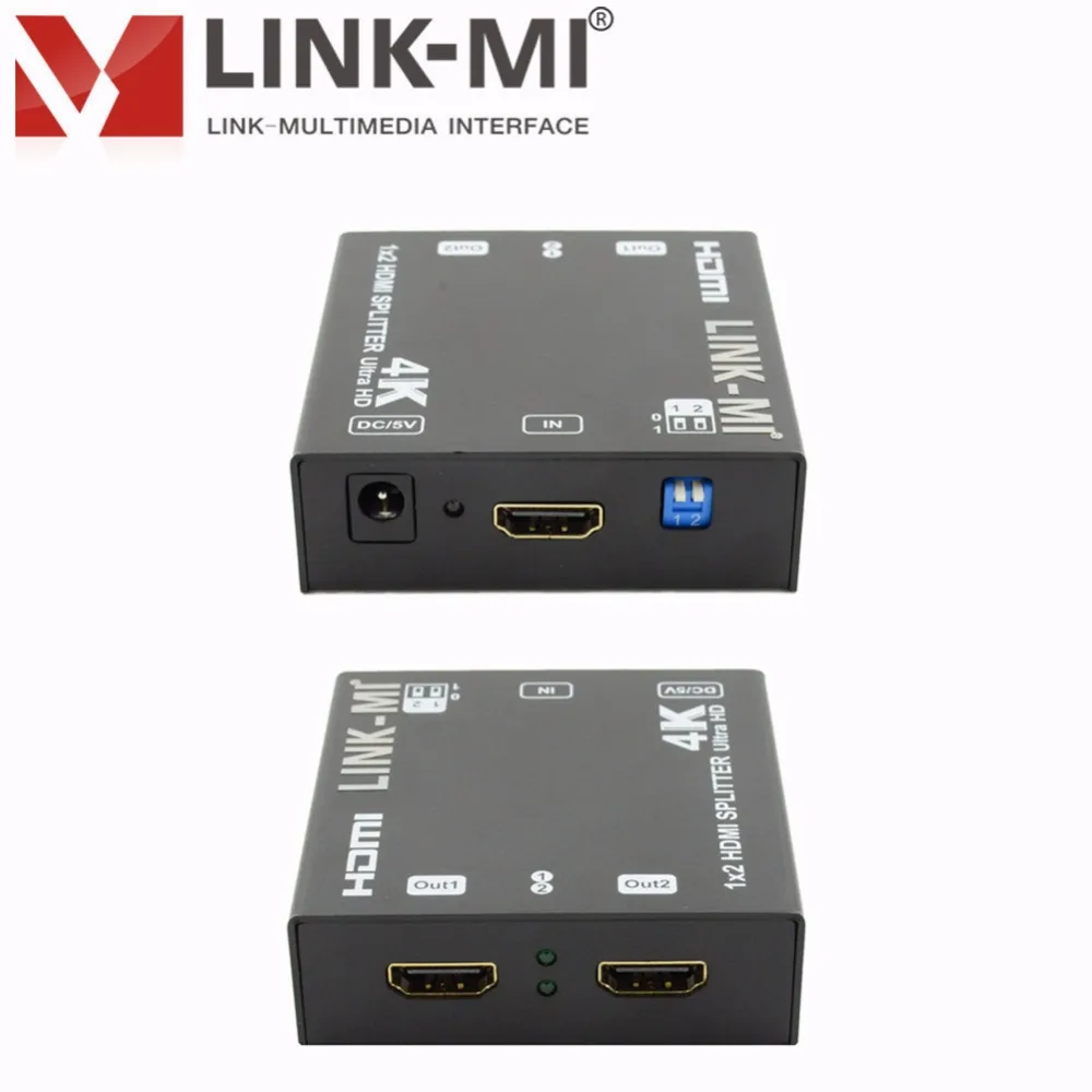 Фото Двойной разветвитель HDMI 1x2, поддержка 4K60Hz YUV 4:2:0 HDCP EDID 15m HDMI 2,0 1 в 2 out UHD видео разветвитель №3