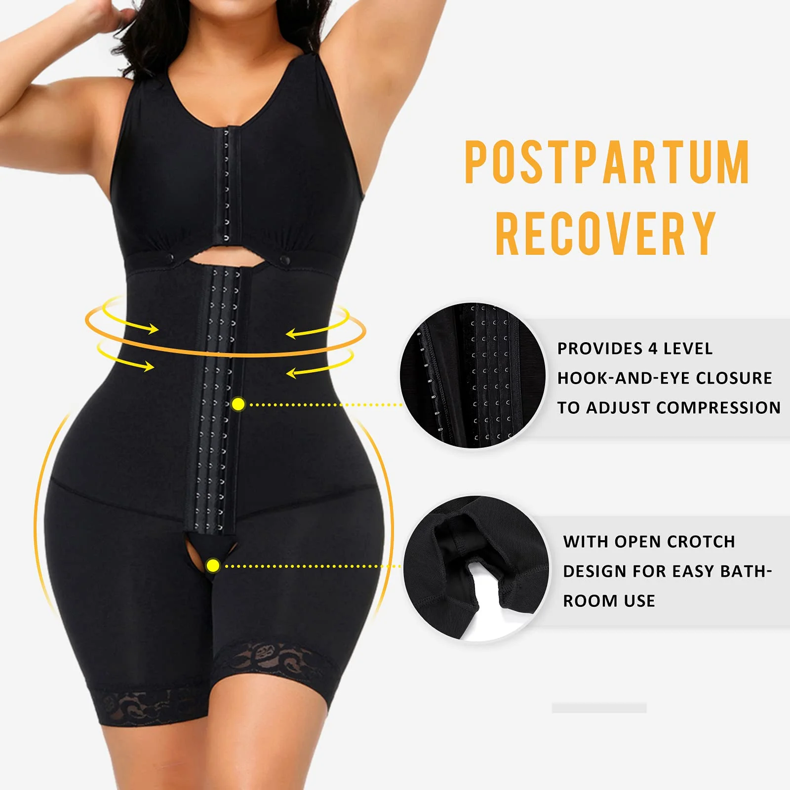 Fajas Colombianas Reductoras Y Moldeadoras Bra Shapewear for Women Full Body Shaper Waist Trainer Bodysuit Compression Garment