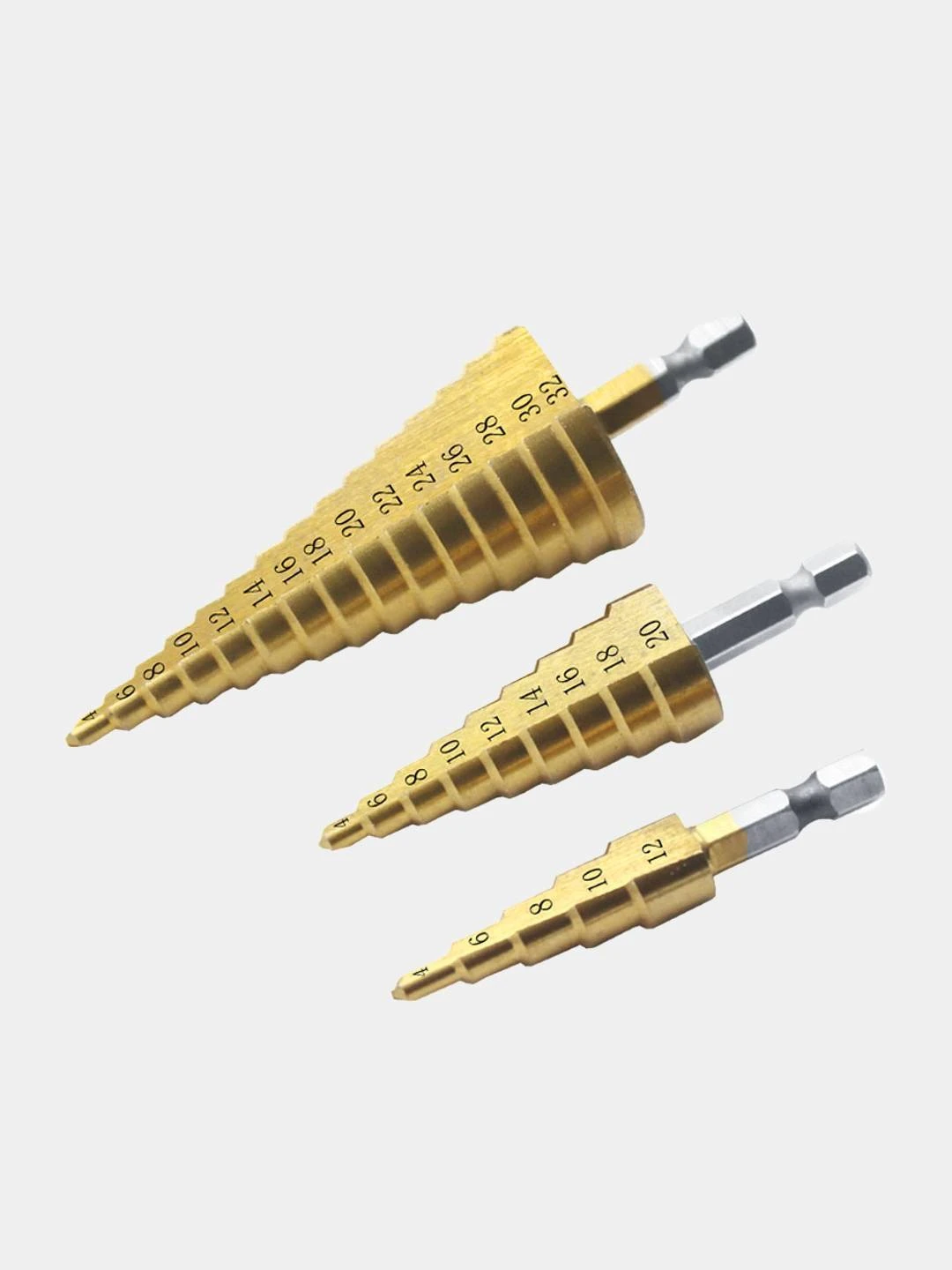 Купить Набор Ступенчатых Сверл По Металлу