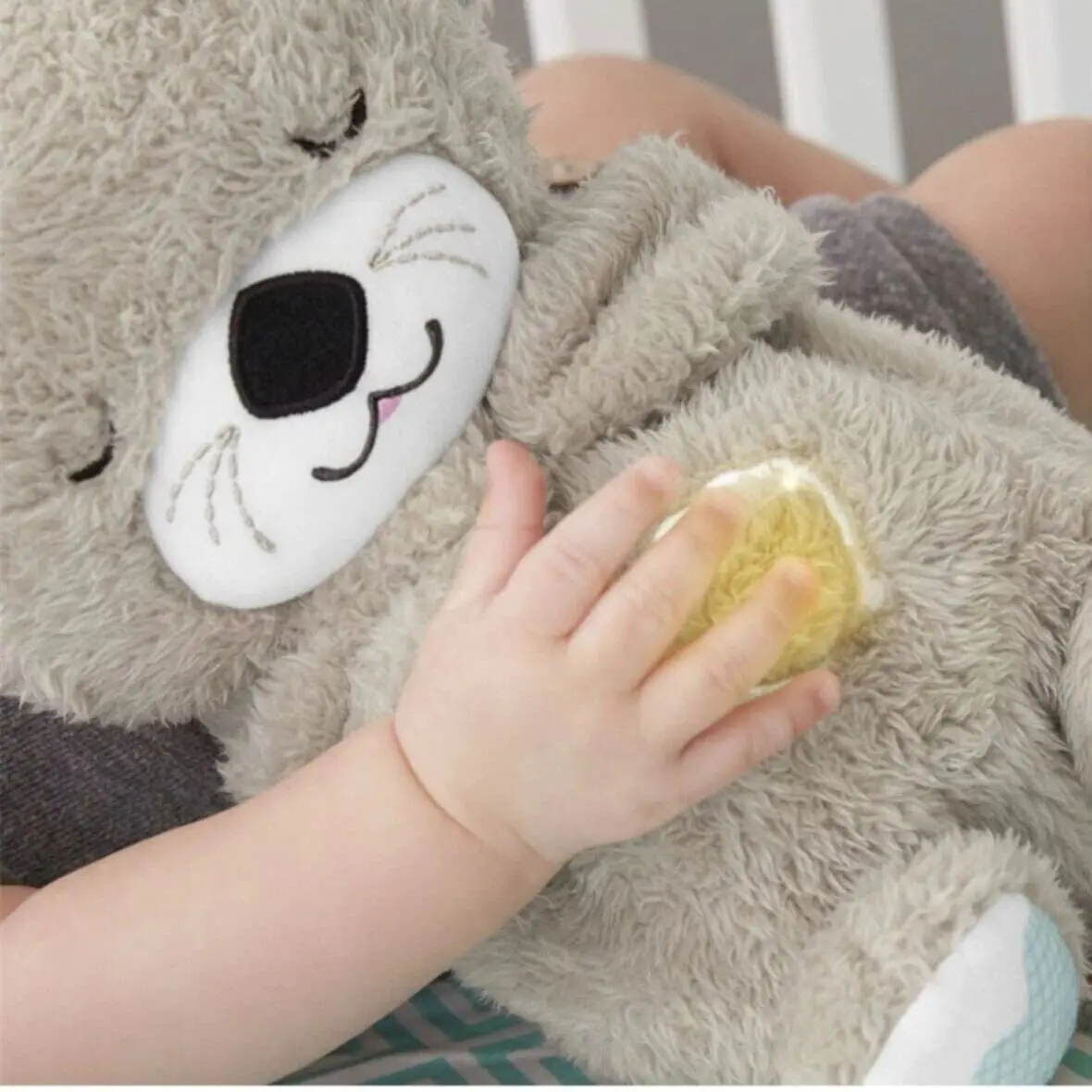 Fisher Price успокаивает табак Выдра сон и игровой мат портативная плюшевая Соска с