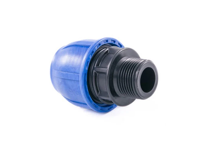 Ниппель ПЭ нар. 32х1&quot РТП (Муфта с НР для (полиэтиленовых) труб) (11506) (РосТурПласт) |