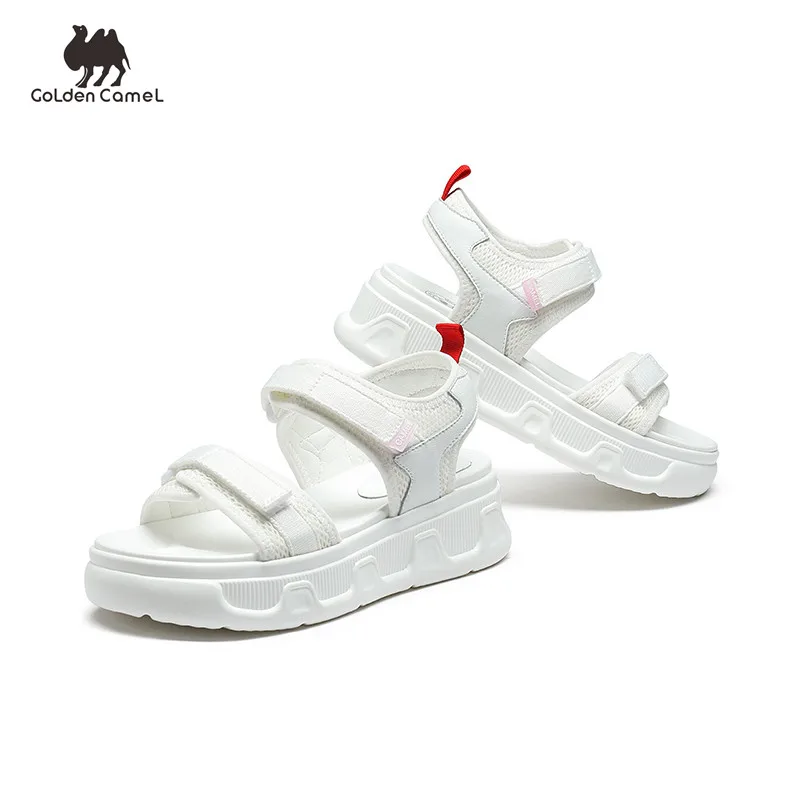 

Goldencamel Women's Sandals 2022 Thick-soled Beach Sandals for Women Non-slip Breathable Platform Ladies Shoes Retro Sandalias