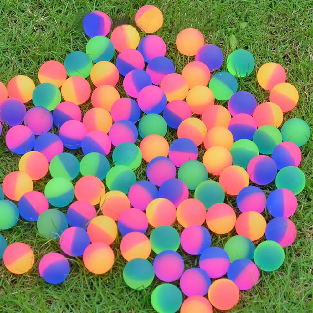 

100 Pcs Bouncy Balls Kids Decompression Toy Party Favors For kids Birthday Giveaway Goodie Bag Fillers Boys Girls Party Supplies