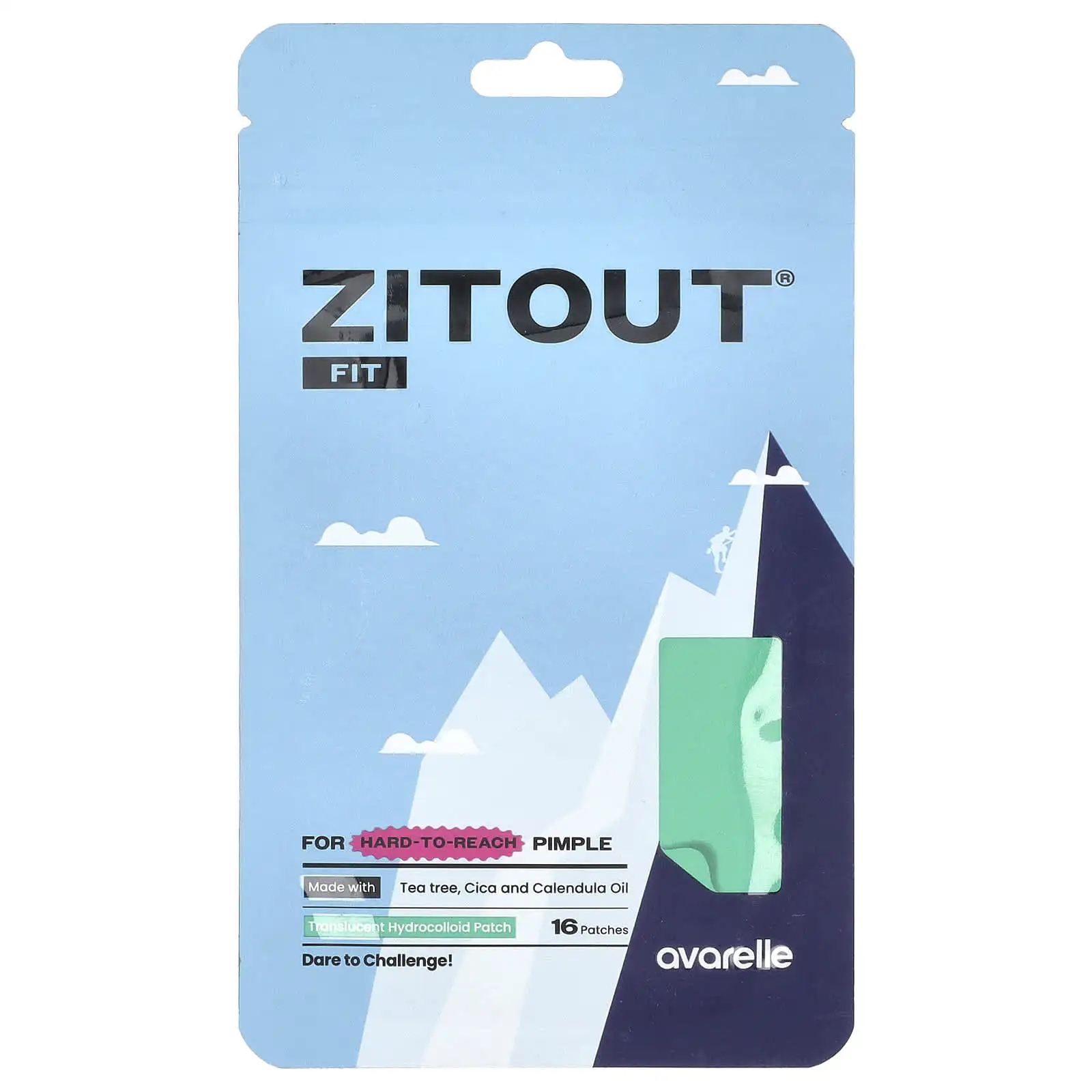 Avarelle Zitout® Fit Полупрозрачные гидроколлоидные пластыри 16 штук |