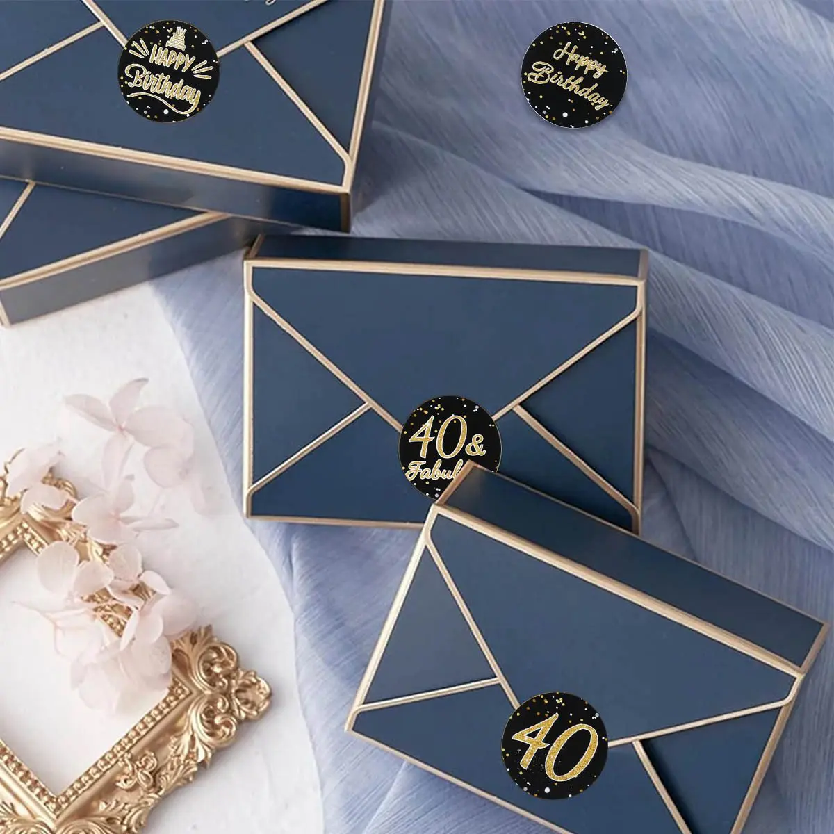 500 шт. блестящие наклейки для упаковки подарков