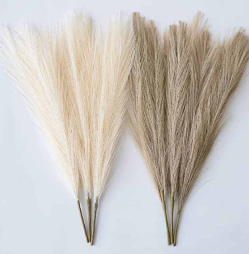 

Pampas Reed Simulation 45cm Grass Grass Home Decoration Bedroom Wedding Accessories Wedding Guide Prop Background Photo