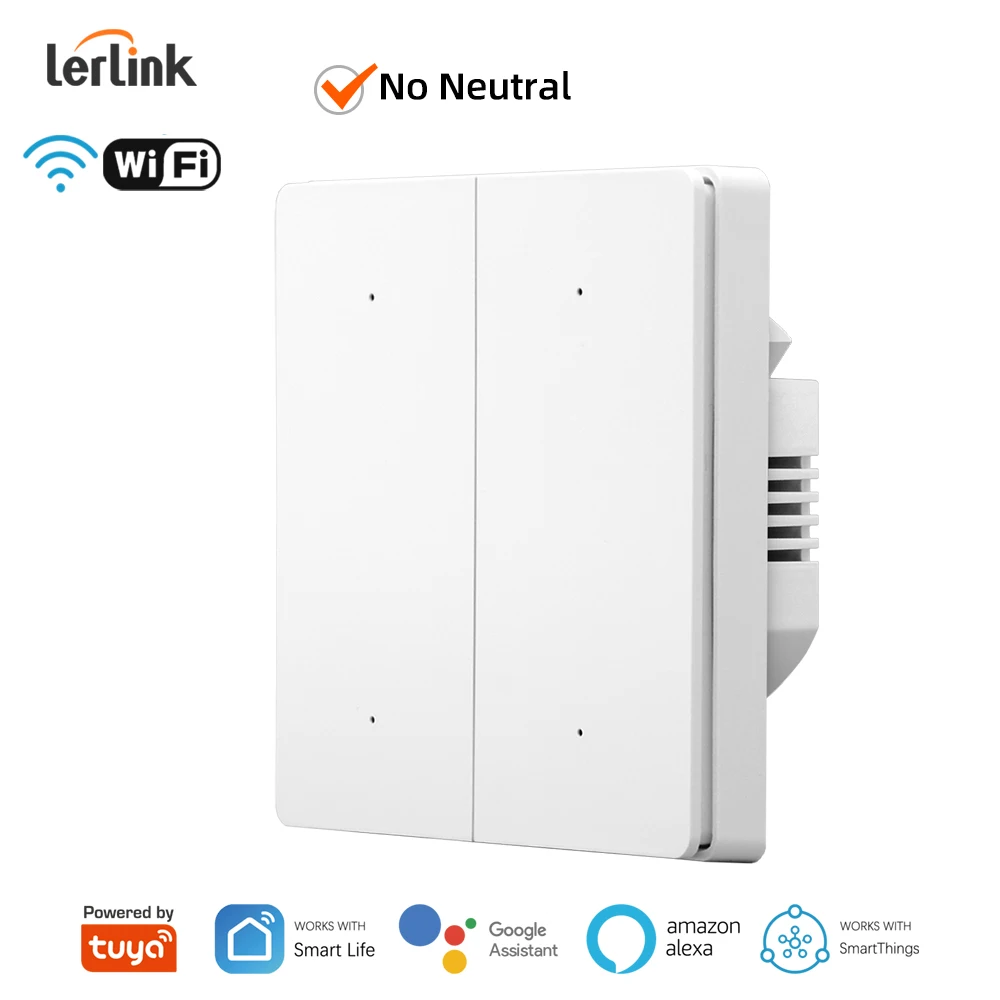 

Умный настенный выключатель Tuya, Wi-Fi, 1/2/3/4 клавиши, 250 В