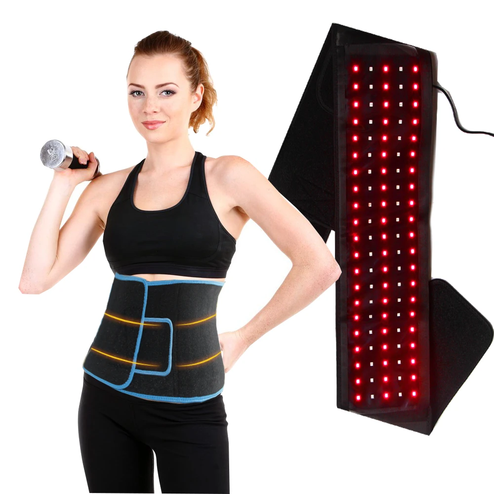 IDEAINFRARED Wearable Devices 660nm 850nm Led Red Light Therapy Device Infrared Belt Infrared Slimming Weight Loss Pain Relief