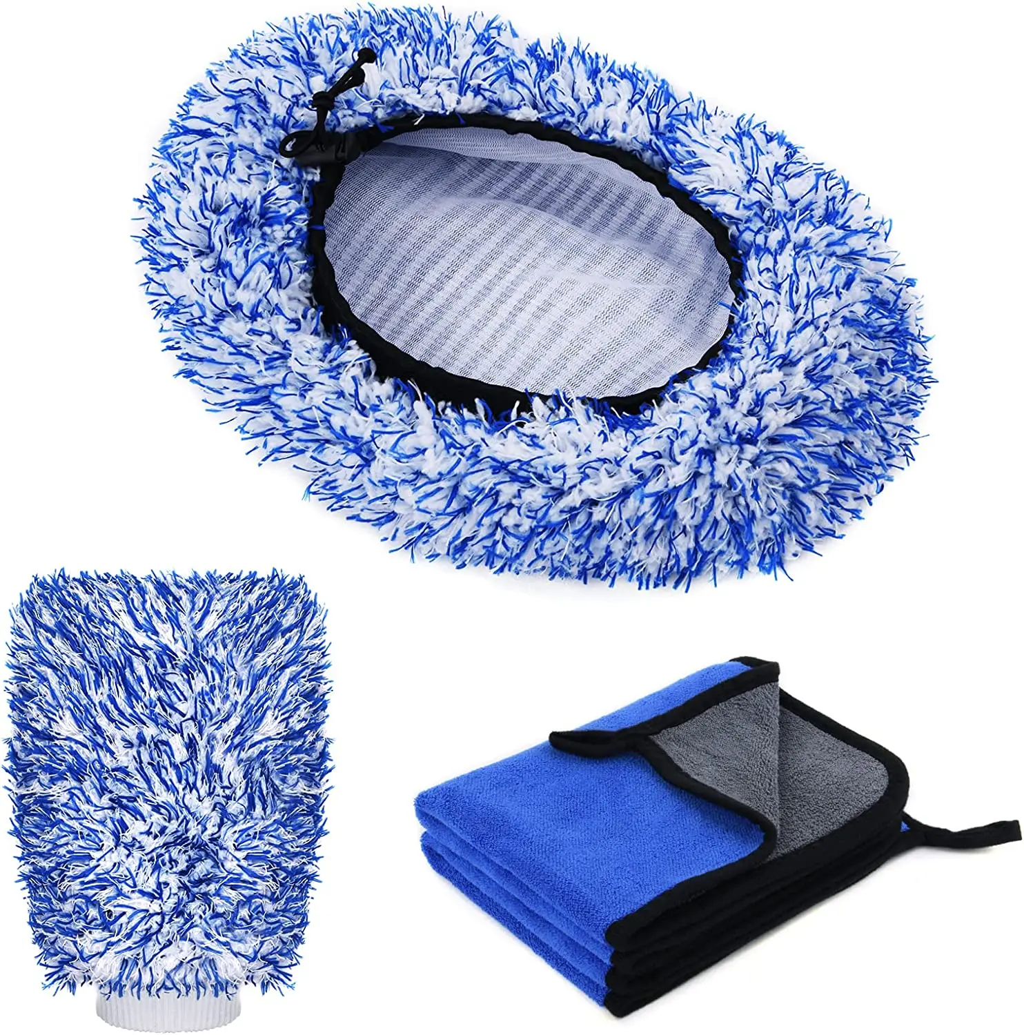 

Long handle water brush head cover car wash brush plush mop brush cover for car wash brushes