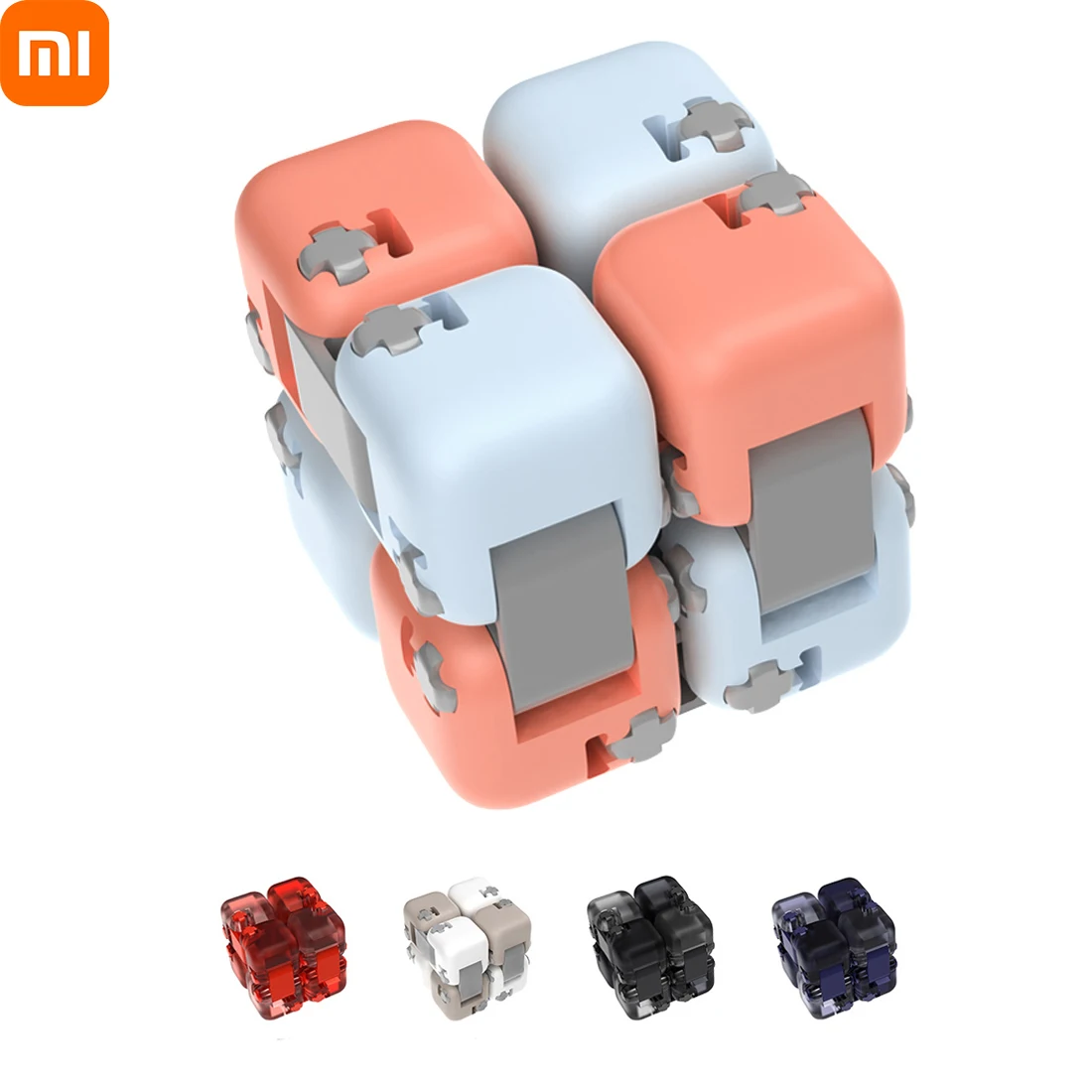 

Xiaomi Mitu Colorful Fidget Cube Spinner Seven Surprise Fingertip Building Block Bricks Toy Puzzle Assembling New Blind Toy Box
