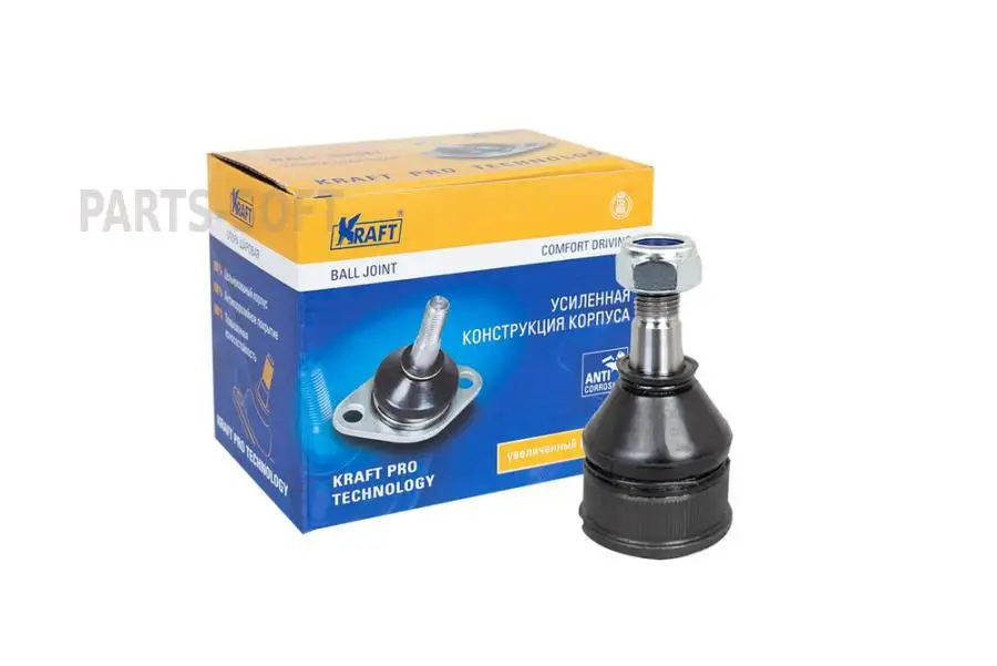 KRAFT KT 053237 Шаровая опора верхняя L=R
