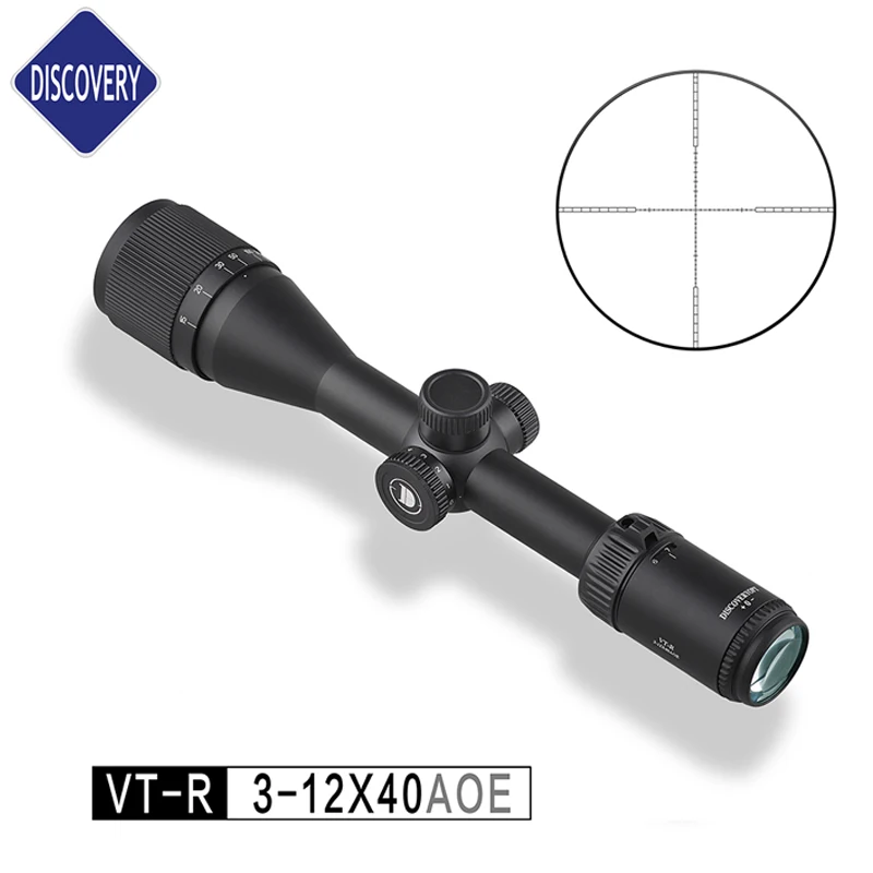 Discovery Optial Riflescope 3-12x40 AOE Hunting Telescopic Sight Shooting Scope For Air Rifle Airsoft Pneumatics Rimfire .22LR