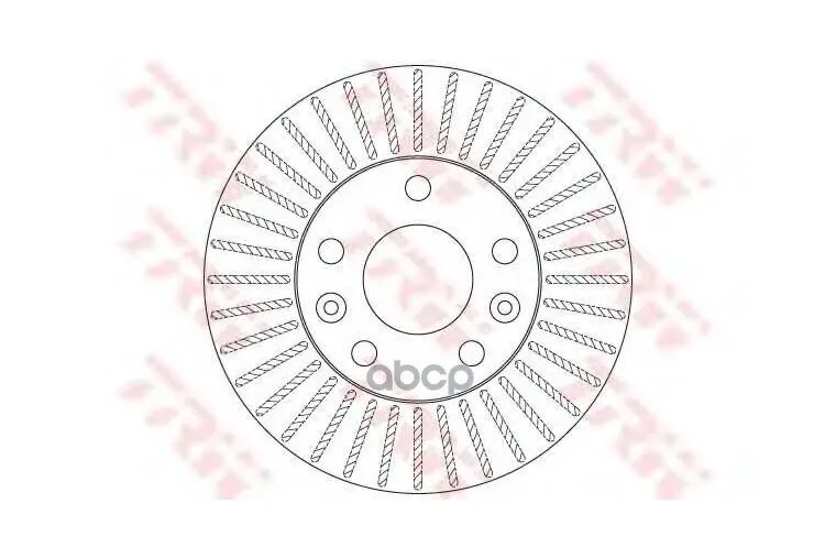 Диск Тормозной Передний Renault Duster (-Abs) 269мм Df6200 TRW арт. DF6200