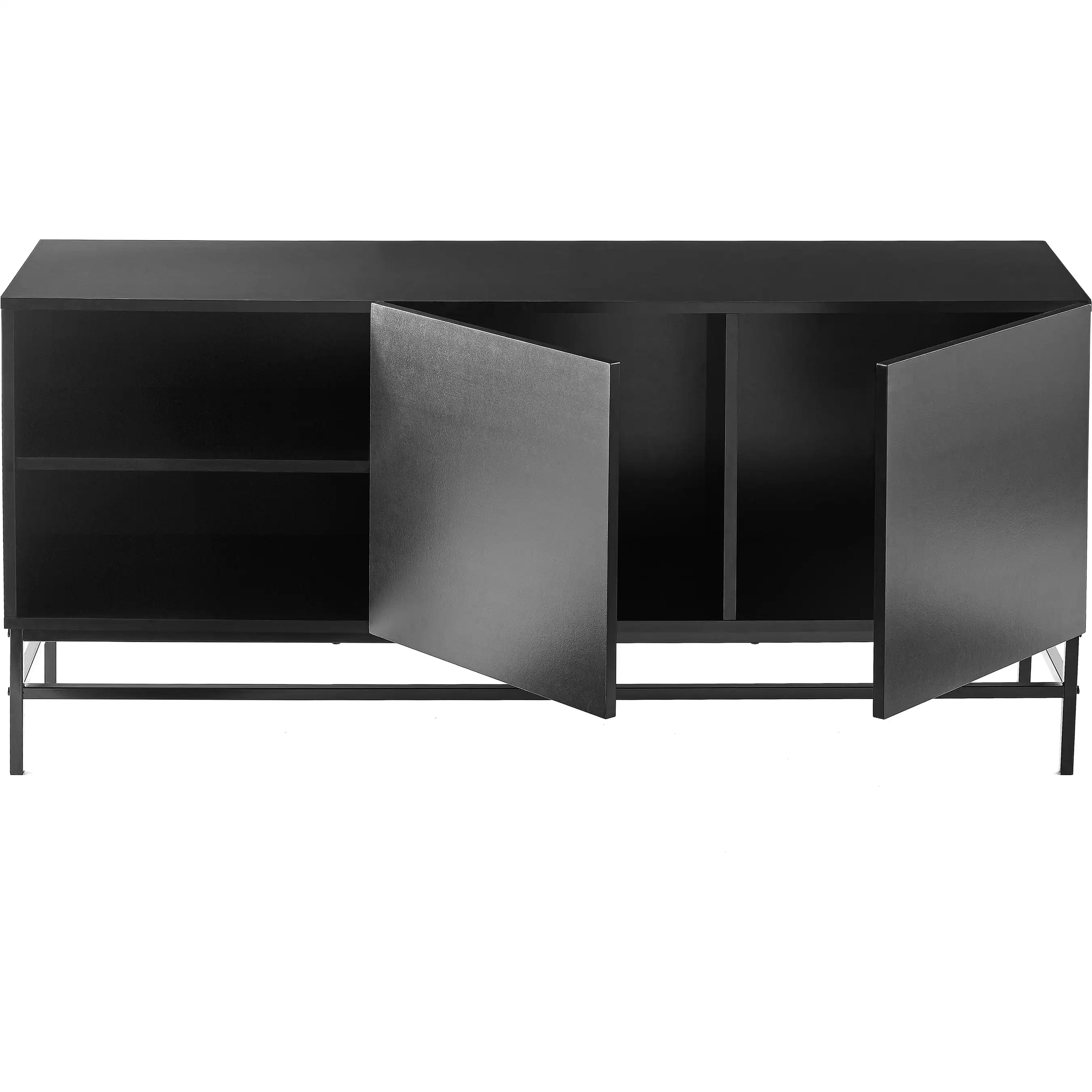 

Элегантный атмосферный консольный стол, консольный стол с несколькими отсеками для хранения, Ореховый стол для гостиной