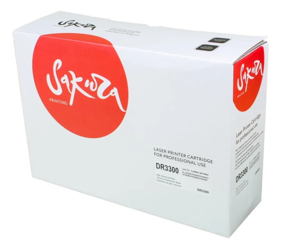Катридж Sakura DR3300 DR-3300 3300 для Brother HL-5440D/HL-5450DN/HL-5470DW/HL-6180DW/DCP-8110DN/DCP-8250DN черный 30000 к.