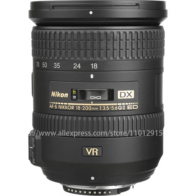 

Nikon AF-S DX NIKKOR 18-200mm f/3.5-5.6G ED VR II Lens