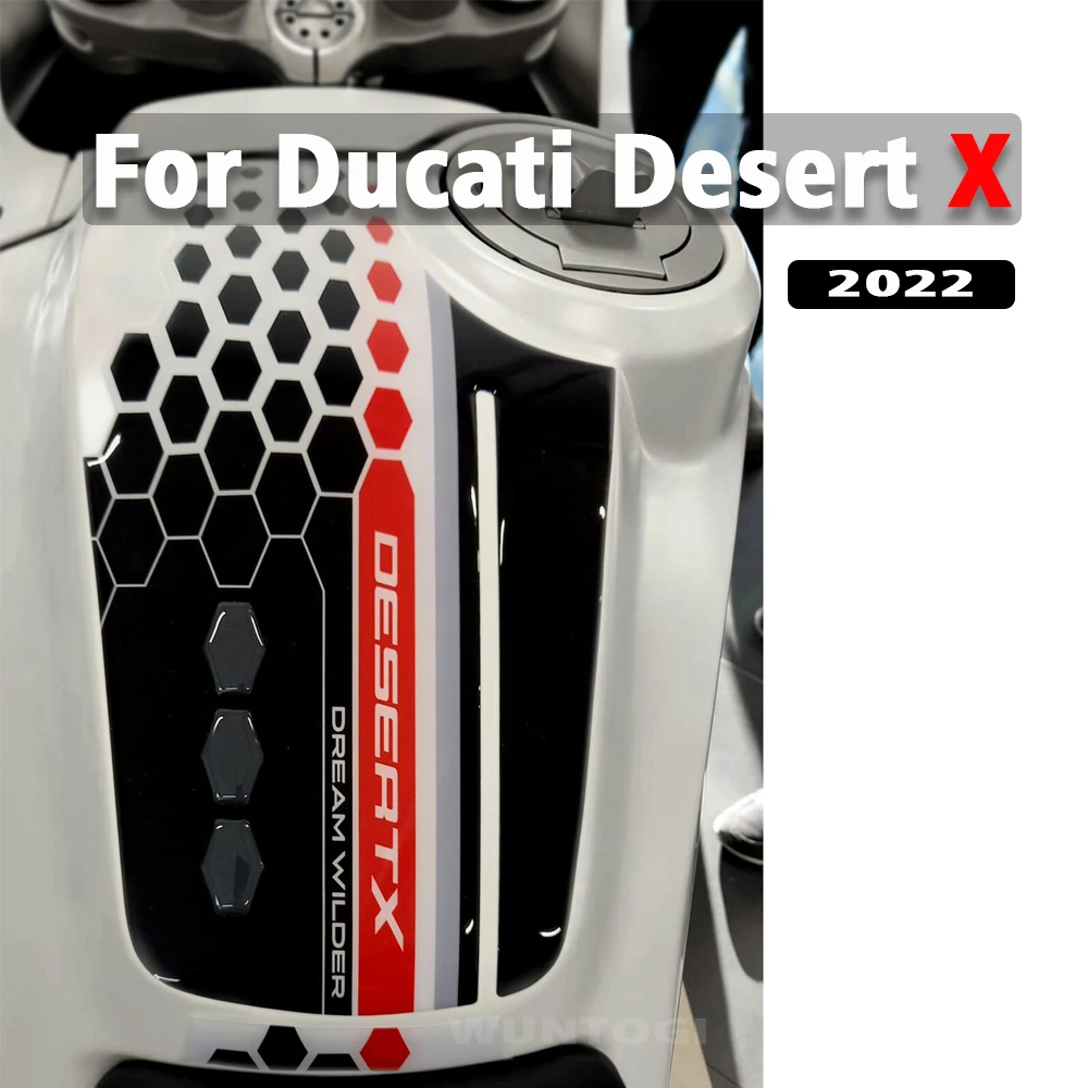 

Motorcycle Handguard Decal Sticker For Ducati Desert X 2022 Sticker Decals Fuel Tank Pad Protector Decal Sticker