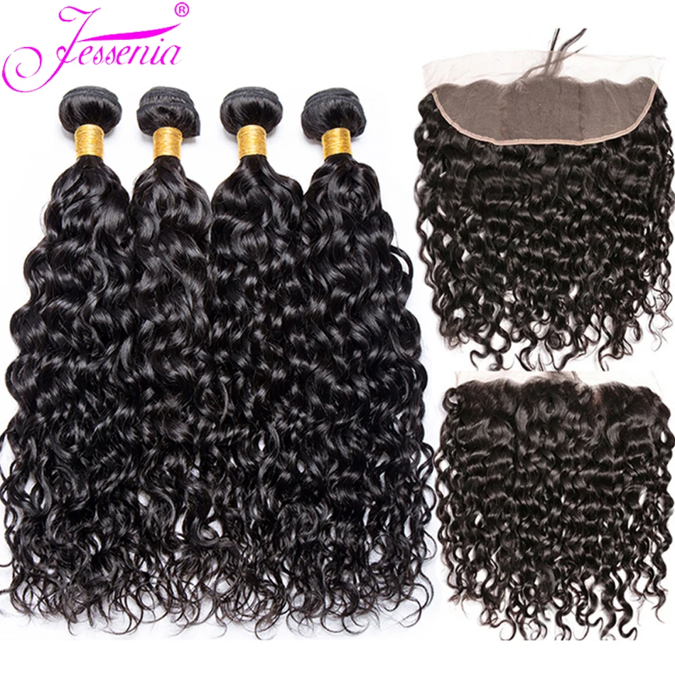 

12 а перуанпряди волос с фронтальной волной пряди с фронтальной застежкой 13x4 человеческие волосы для наращивания