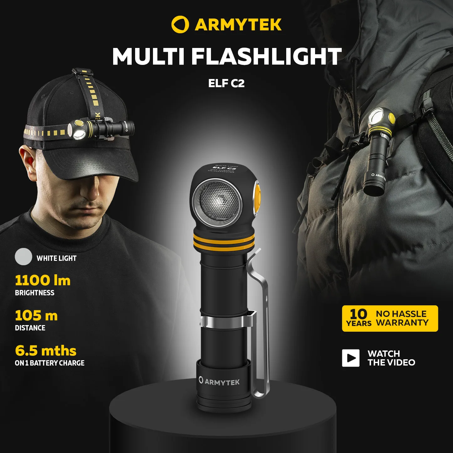 

Мультифонарик Armytek Elf C2 USB-C