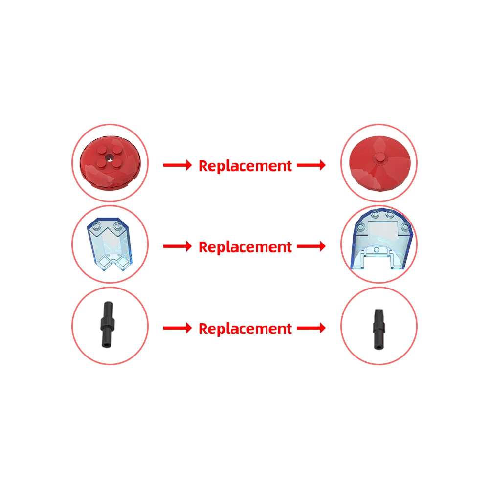 Конструктор MOC Red Call of Duty Ray игрушечный пистолет оружие для творчества комплект