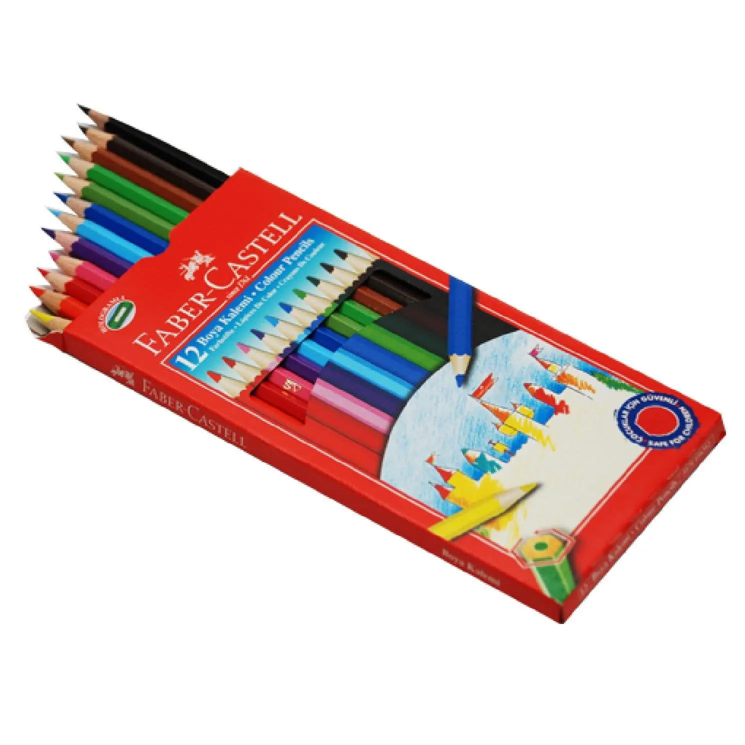 Детский набор для рисования Faber Castell с фотоэлементами 4 упаковки 48 шт. (12 каждого
