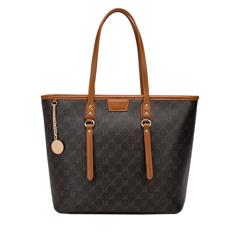 

Spring 2022 Popular European and American Ladies Commuting High Fashion All-match Printing Hand-held One-shoulder Large-capacity