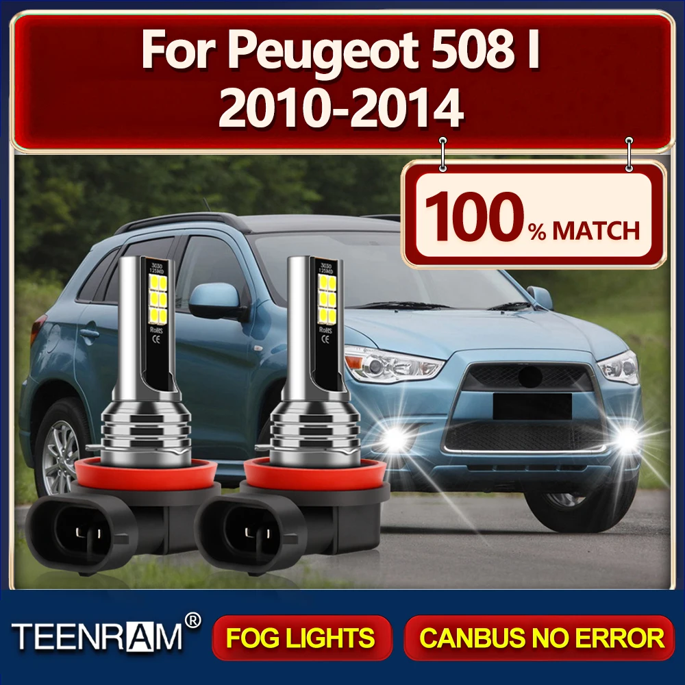 60W H8 H9 H11 Светодиодные противотуманные фары 20000LM Автоматические передние 12V 6000K Plug