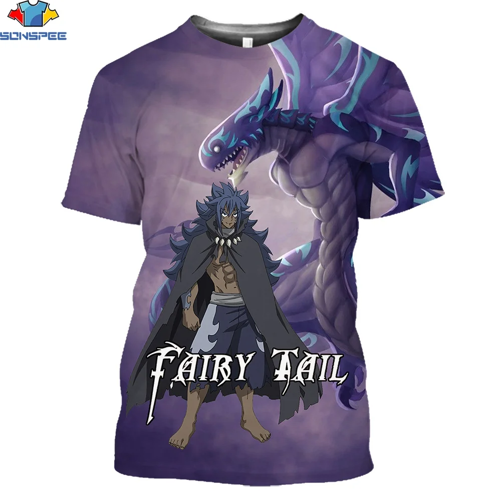 

SONSPEE Sci-Fi Anime Gurren Lagann Shirt 3D Printing Men's Women's Summer Funny Men's Harajuku Oversized T-shirt Kids Robot Mech