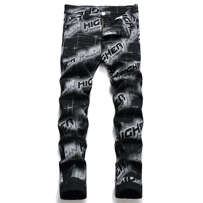 

Gradient Color Wholesale Trousers Pants Ripped Skinny Mens Jeans