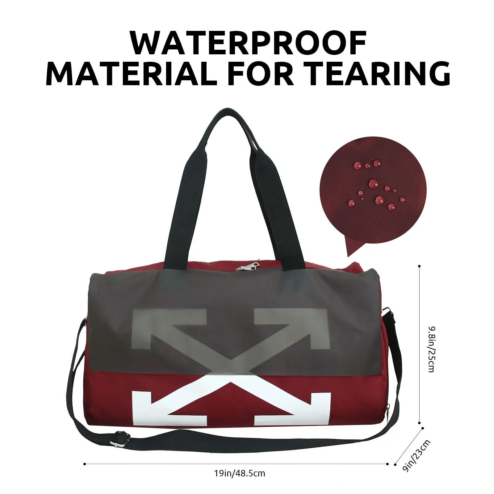 BESPOOK Travel Bags For Women Waterproof Multifunctional with Shoulder Strap Shoe Warehouse Fashion Lightweight Duffle Handbags