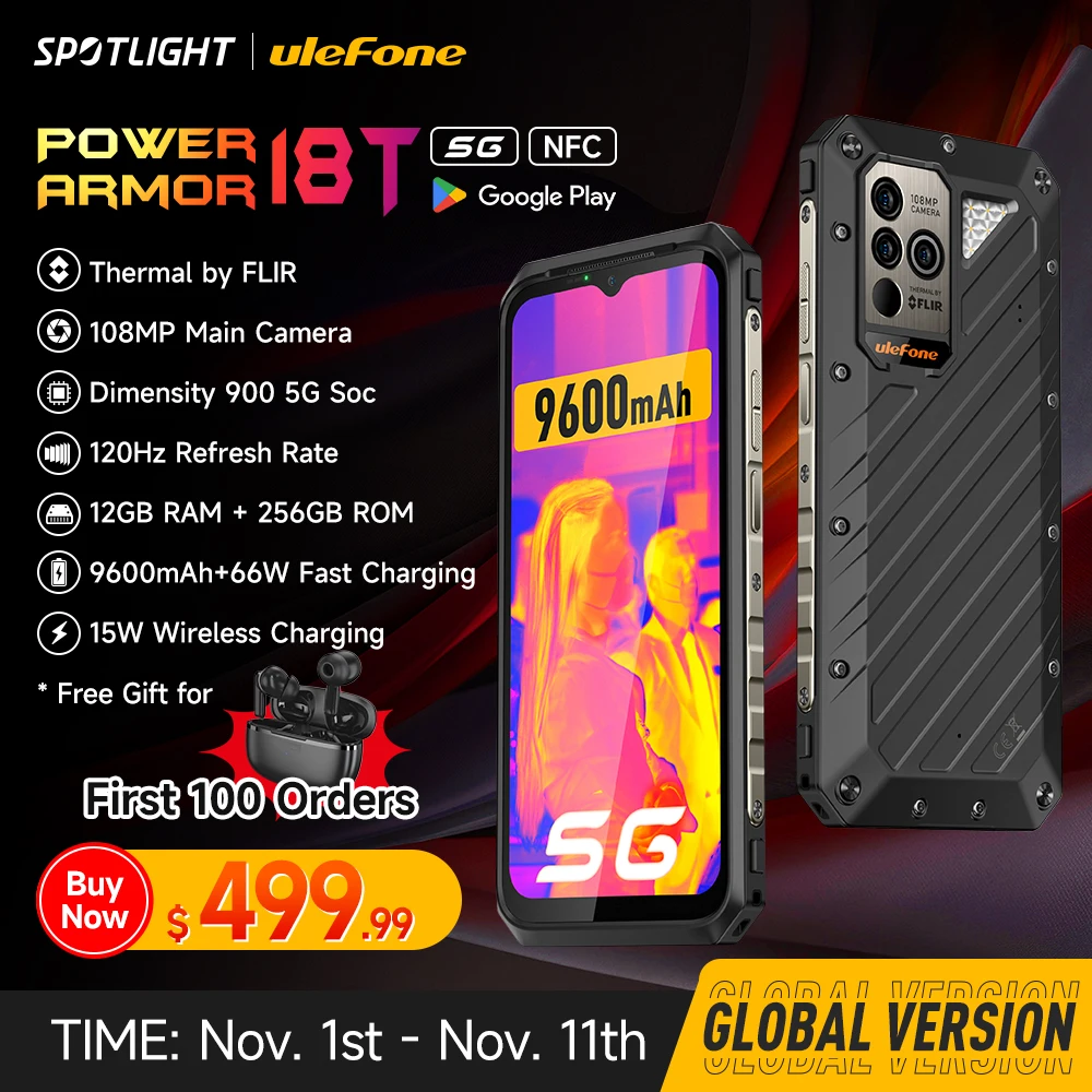 Смартфон Ulefone Armor 18t Купить