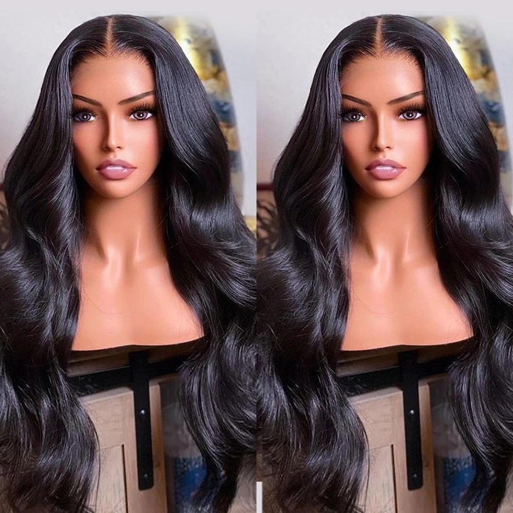 13X4 Transparent Lace Frontal Wig 30 Inch Body Wave Lace Front Wig 180% Brazilian Wet And Wavy Lace Front Human Hair Wigs