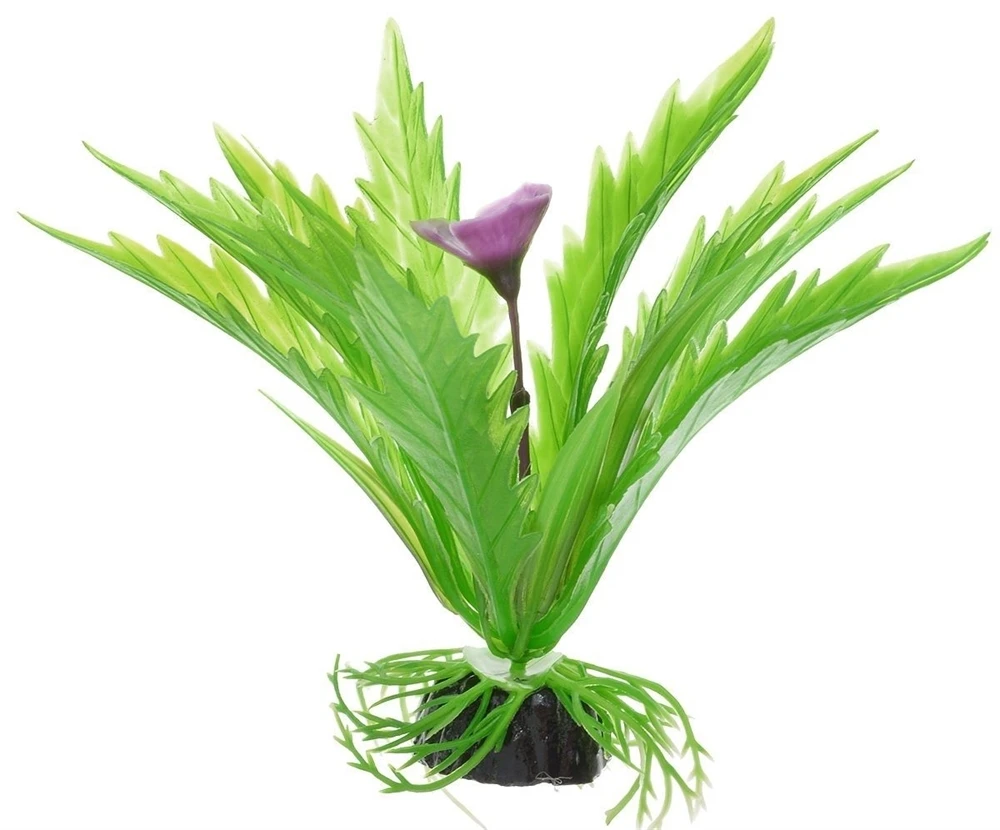 Пластиковое растение Barbus Апоногетон курчавый 10 см.