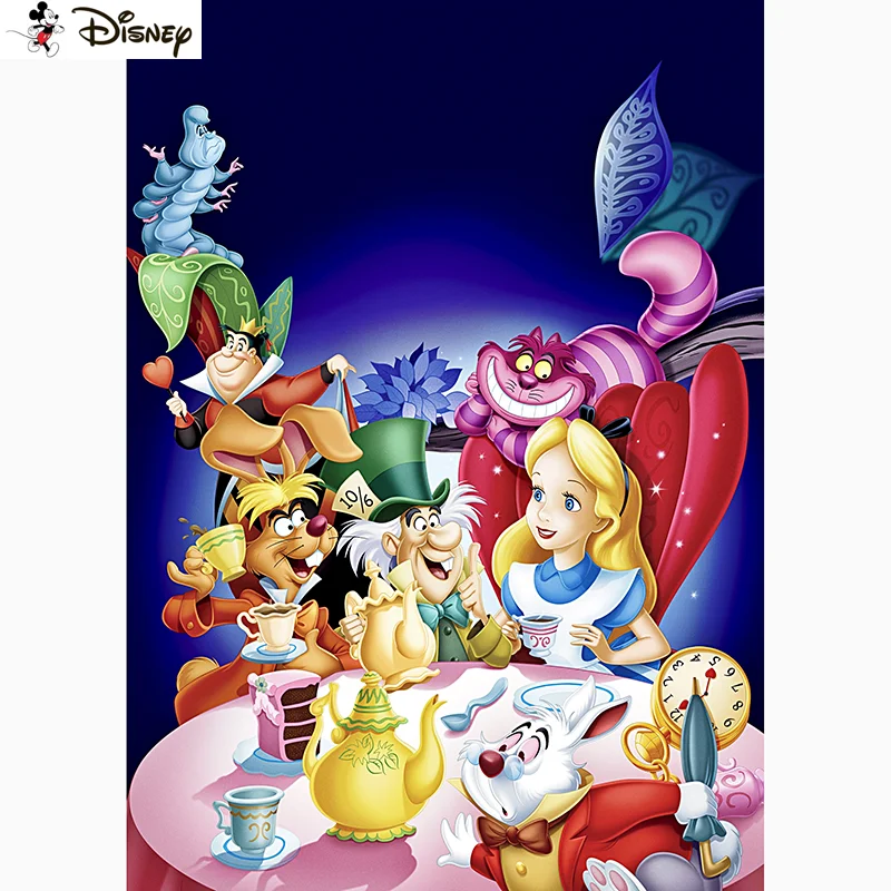 

Алмазная живопись из Диснея, полноразмерная/круглая картина 5D «сделай сам», «мультяшная принцесса», вышивка крестиком, украшение