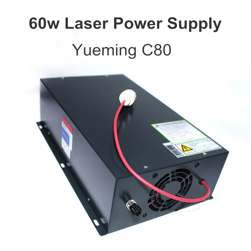 

Factory Sale HAN'Z Yueming laser engraving machine HY-C80 60w power supply For 60w 80w laser tube