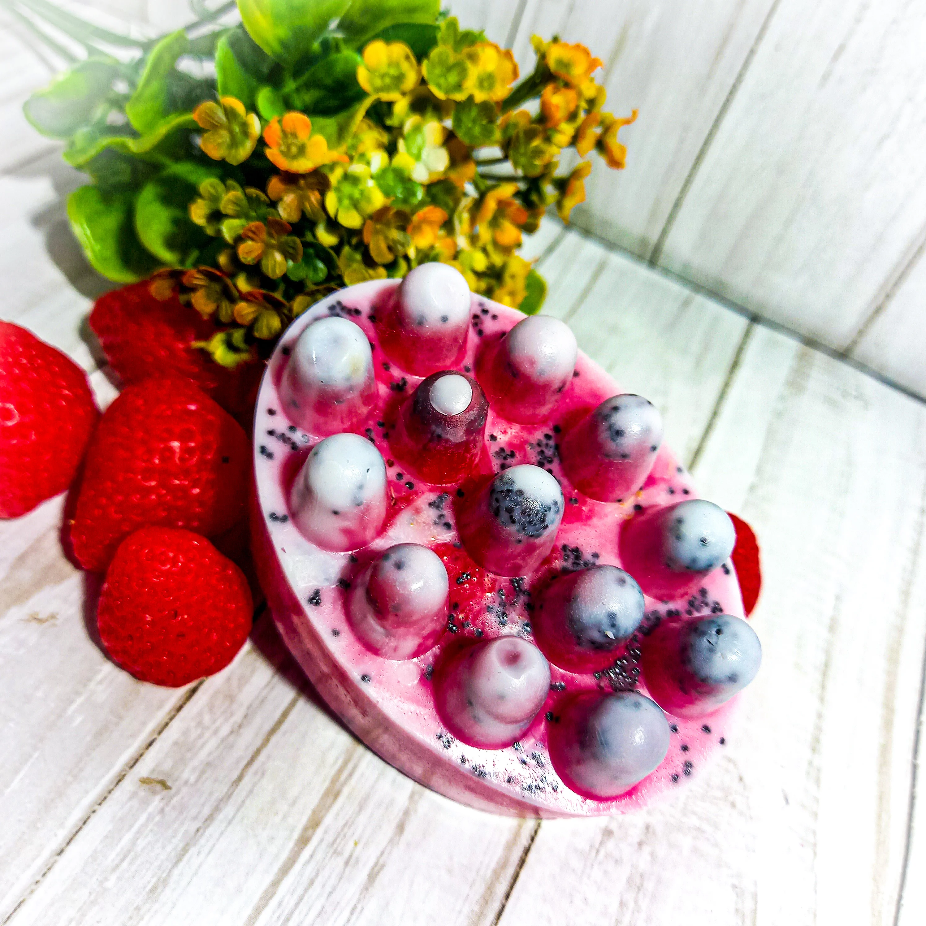 Мыло ручной работы мыло с люфой для душа скраб тела. |