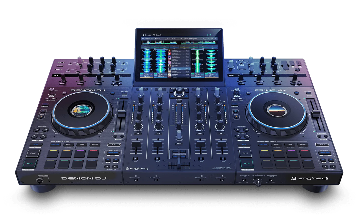 

(ORIGINAL) SUMMER SALES DISCOUNT ON New Denon Prime 4 4-Deck Standalone DJ Controller System w 10" Touchscreen