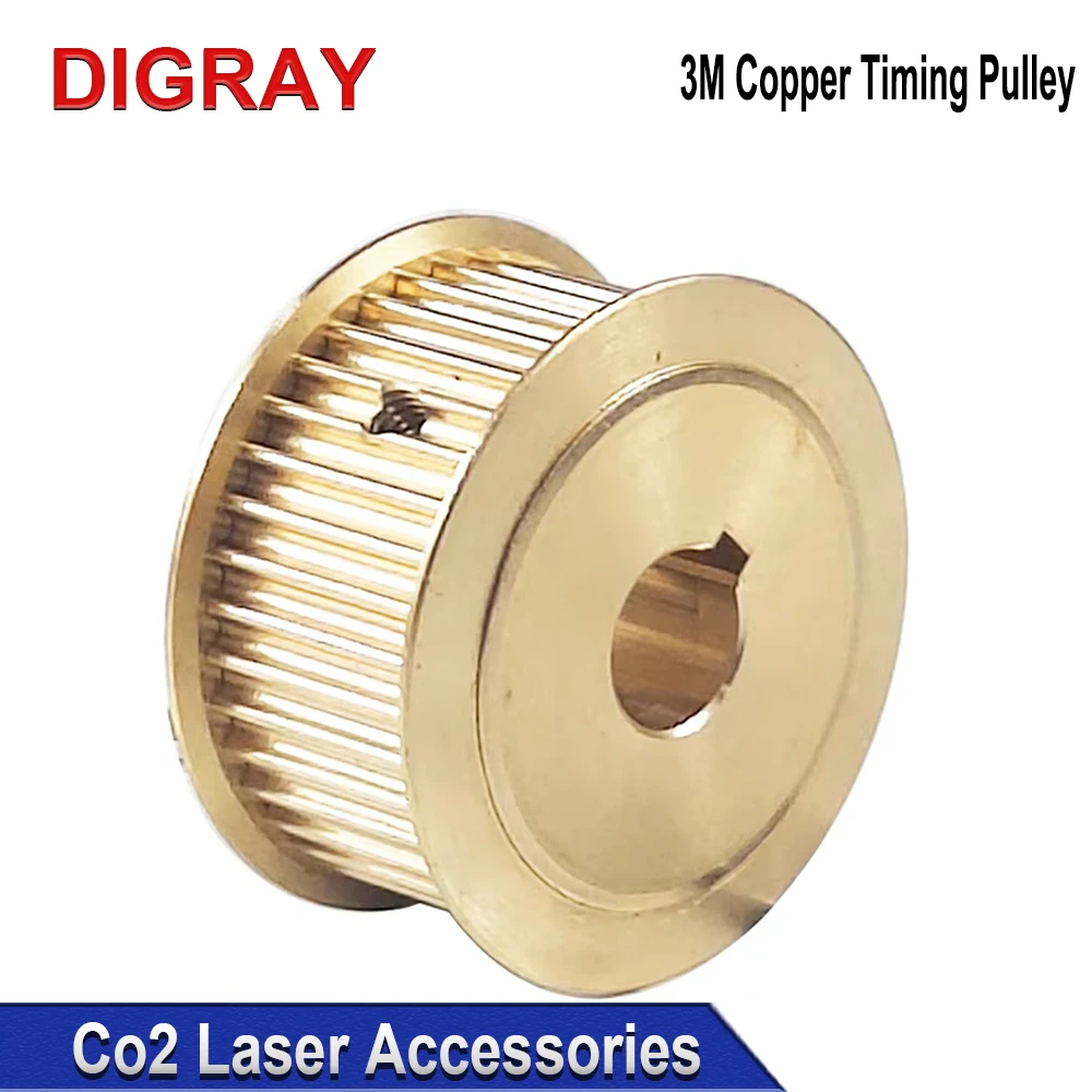 DIGRAY медная синхронизирующая шестерня зубчатый Шкив HTD 3M синхронизирующий