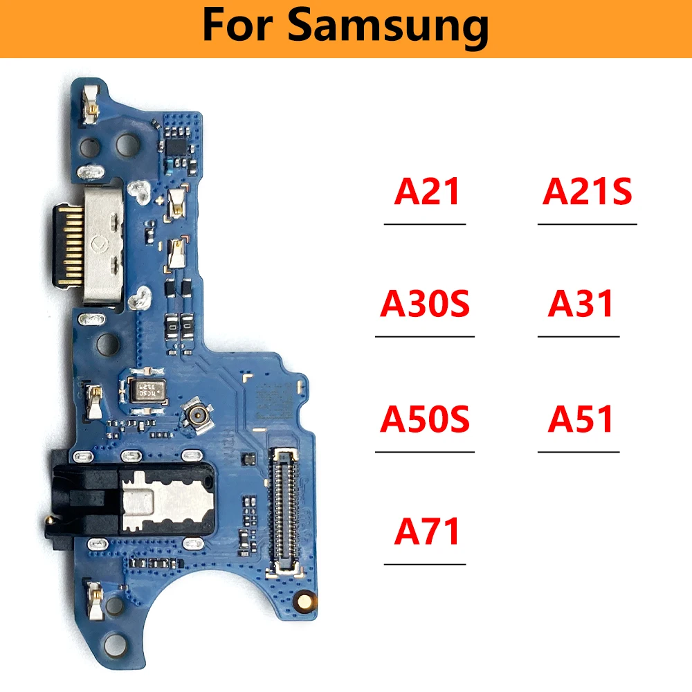 100%  New Original USB Port Charger Dock Connector Charging Board For Samsung A71 A51 A50S A31 A30S A21S A21 A02S A025F A025M