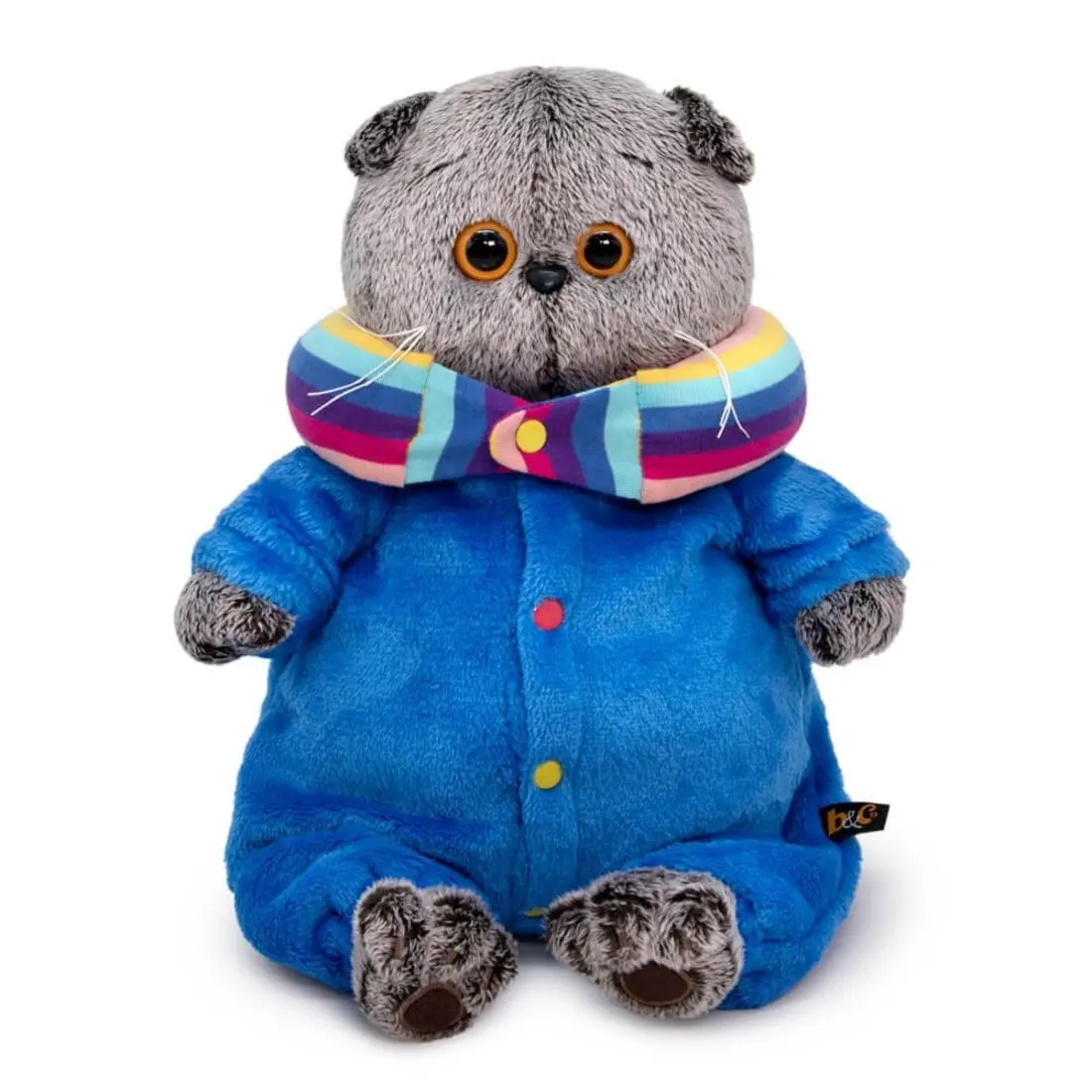Soft toy Basik in sleeping overalls 19 cm budibasa ks19-211 | Stuffed &amp Plush Animals
