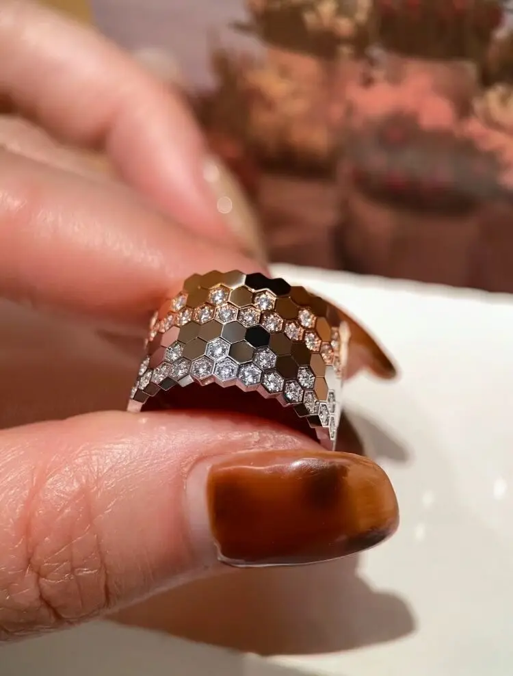 точная копия 1:1 Обручальное Chaumet Золотое Женское Кольцо Модные Свадебные